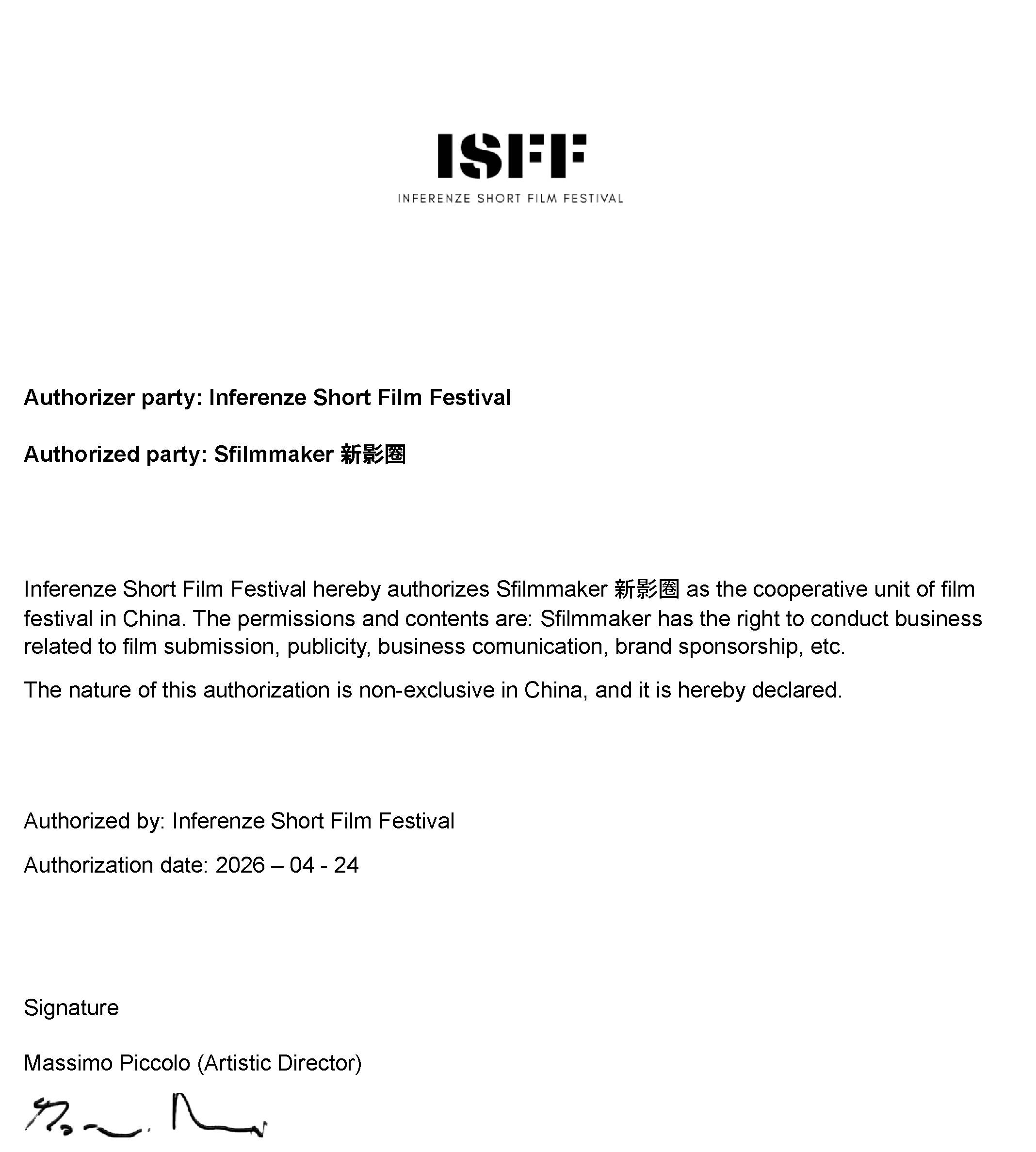 Authorization Letter